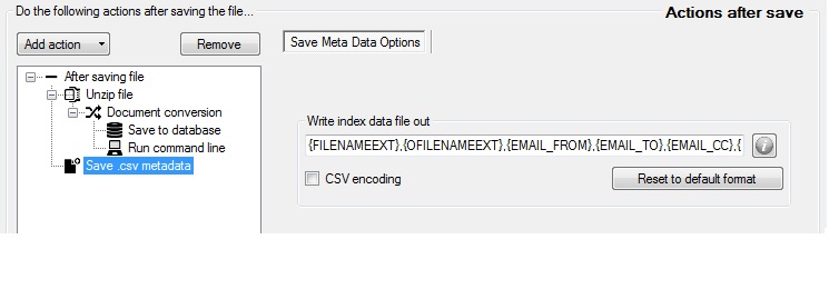 save email metadata
